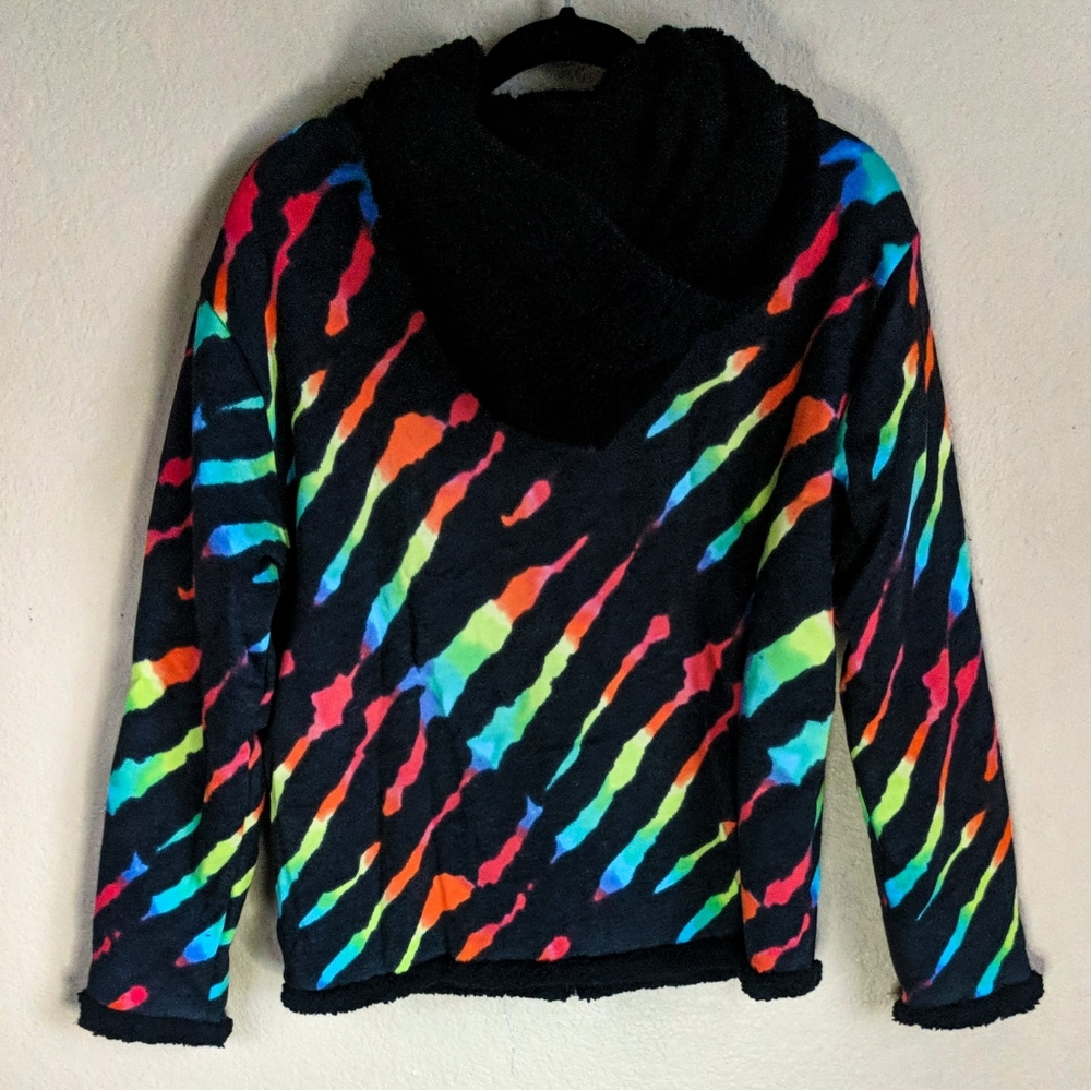 Victoria's Secret PINK Reversible Rainbow Zip Up - Picture 3 of 7